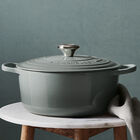 Le Creuset Cast Iron Signature Round Casserole 24cm Sea SaltSea Salt image number 5