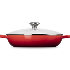 Cast Iron Signature Shallow Braiser with Glass Lid image number 3