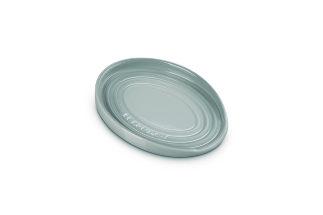 Stoneware Oval Spoon RestSea Salt image number 5
