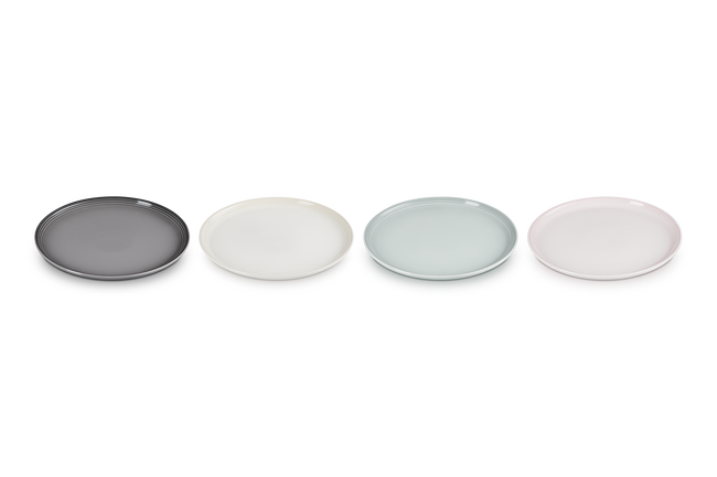 Stoneware Coupe Set of 4 Side Plates image number 4