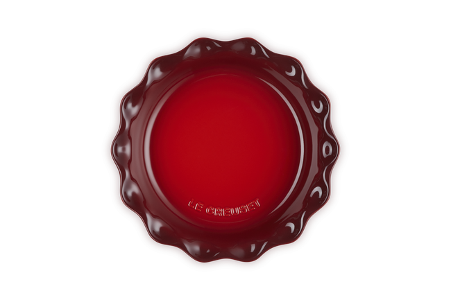Stoneware Heritage Pie DishCerise image number 2