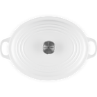 Le Creuset Cast Iron Classic Oval CasseroleWhite image number 4
