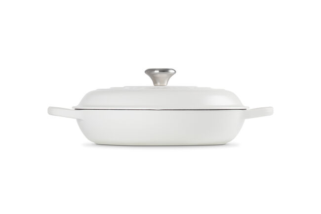 Cast Iron Signature Shallow CasseroleCotton image number 3
