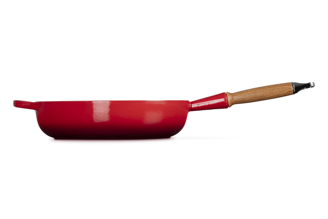 Cast Iron Signature Sauté Pan with Wooden Handle image number 5