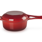 Le Creuset Cast Iron 2-in-1 Saucepan image number 4