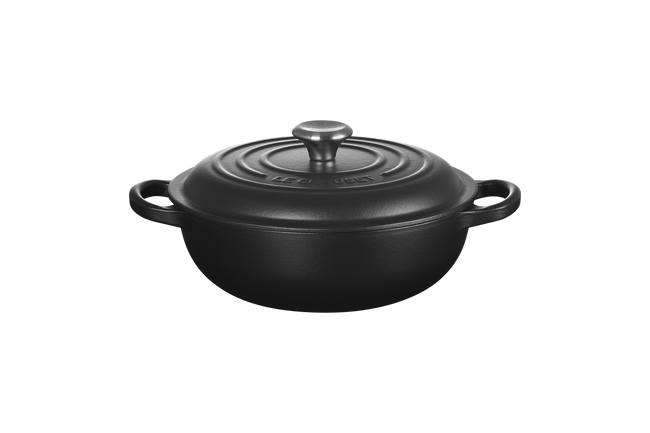 S Stew Pot 22cm Matte BlackMatte Black image number 1