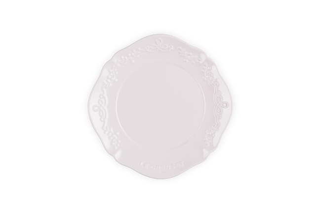 Le Creuset Stoneware Eternity Lace Plate Border Relief 22cm image number 4