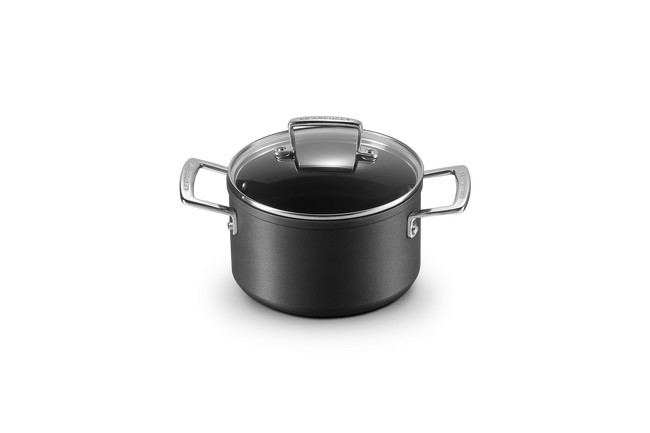 Toughened Non-Stick Deep Casserole with Glass Lid image number 2