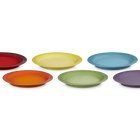 Stoneware Rainbow Set of 6 Dinner Plates image number 1