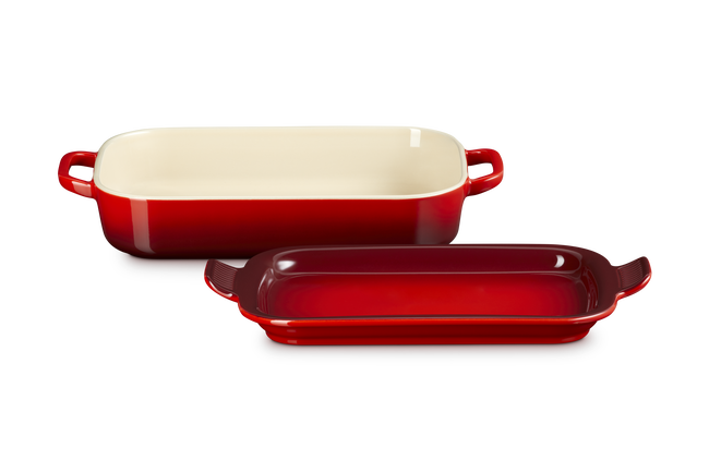 Rectangular Dish with Platter Lid image number 4