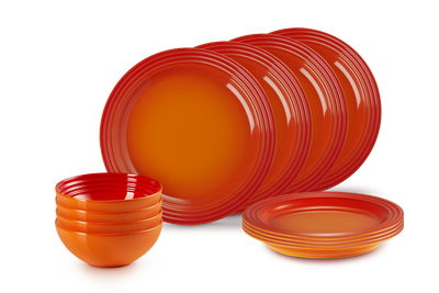 Stoneware Vancouver 12-Piece Dinnerware Set