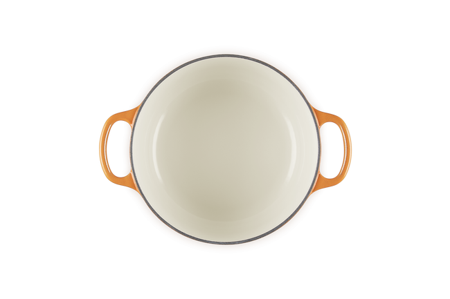 Le Creuset Cast Iron Signature Round Casserole 20cm Flamme Dor&ecirc;e image number 5