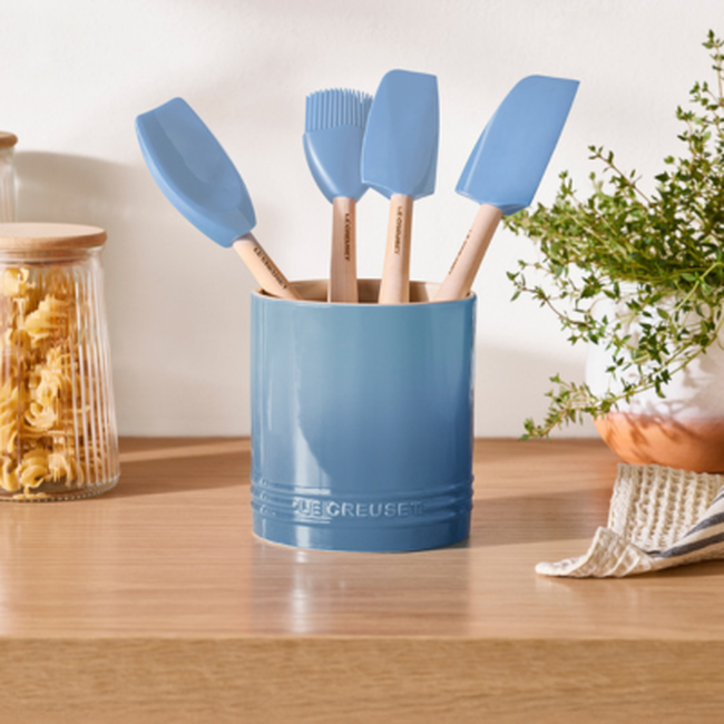 Signature 1.1L Straight Utensil CrockChambray image number 5