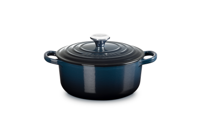 Le Creuset Cast Iron Signature Round Casserole 20cm Nuit