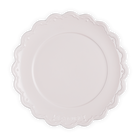 Le Creuset Stoneware Eternity Lace Plate Frill Relief 27cm image number 4