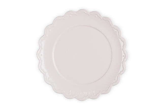 Le Creuset Stoneware Eternity Lace Plate Frill Relief 27cm image number 4