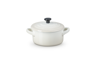 10cm Mini Rd Cocotte Bk Meringue
