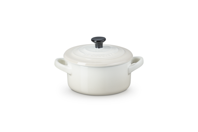 10cm Mini Rd Cocotte Bk Meringue image number 1