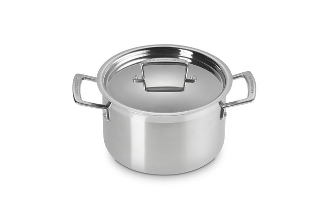 3-ply Stainless Steel 3-piece Cookware Set image number 3