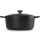 Cast Iron Signature Round CasseroleMatte Black image number 2