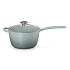 Le Creuset Cast Iron Signature Saucepan 18cm Sea SaltSea Salt image number 1