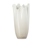 Stoneware Iris VaseMeringue image number 2