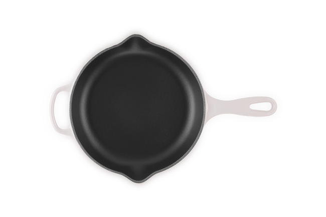 Le Creuset Cast Iron Signature Skillet 23cm Shell PinkShell Pink image number 4