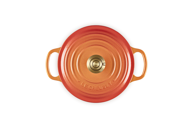 Le Creuset Cast Iron Signature Round Casserole 18cm Flamme Dor&ecirc;e image number 6