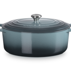 Cast Iron Signature Oval CasseroleOcean image number 1