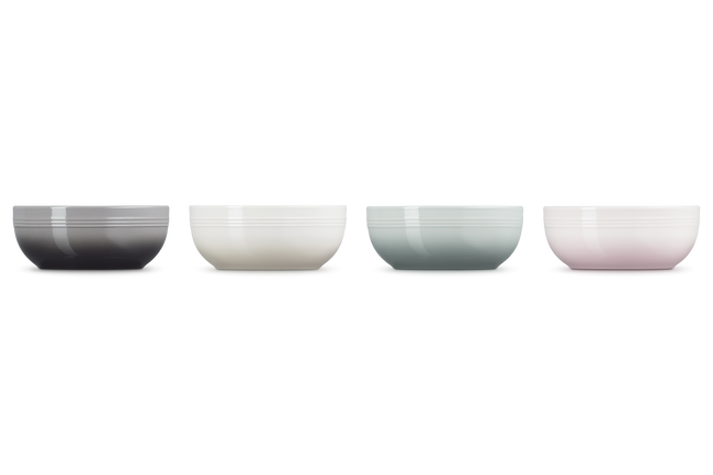 Stoneware Coupe Set of 4 Cereal Bowls image number 5