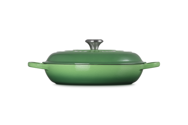 Le Creuset Cast Iron Signature Shallow Casserole 30cm Bamboo GreenBamboo image number 3