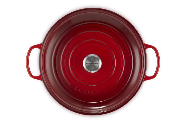 Cast Iron Signature Shallow CasseroleCerise image number 5