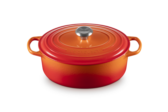 Cast Iron Signature Oval CasseroleFlame image number 2