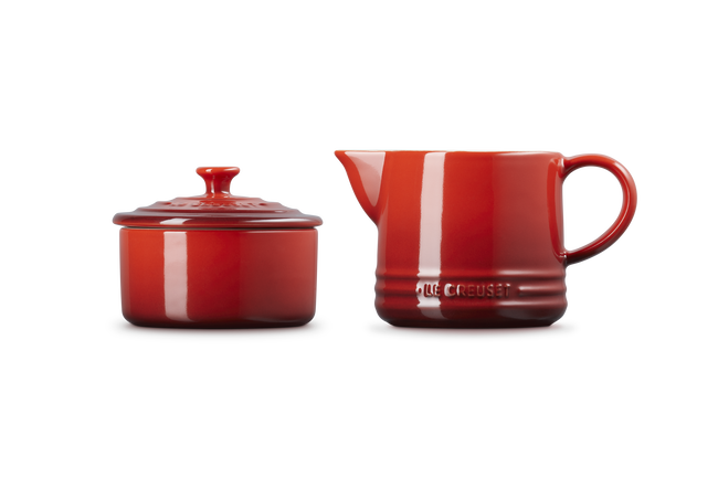 Stoneware Signature Milk & Sugar SetCerise image number 2