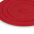Le Creuset Silicone Set of 4 Coasters Lid Design 10cm CeriseCerise image number 2