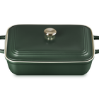 Le Creuset Stoneware Coupe Rectangular Dish with Lid 4L For&ecirc;t image number 2