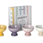 Stoneware Sorbet Set of 4 Ice Cream Bowls image number 1