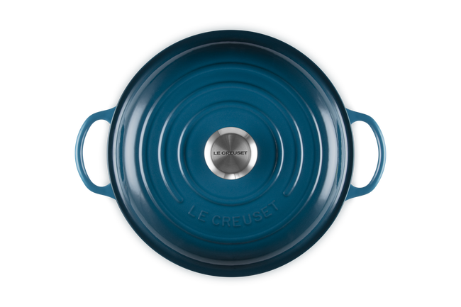 Cast Iron Signature Chefs CasseroleDeep Teal image number 5