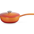 Le Creuset Cast Iron Classic Saucier Pan 21cm FlameFlame image number 1