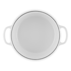 Le Creuset Cast Iron Signature Round Casserole 22cm WhiteWhite image number 5