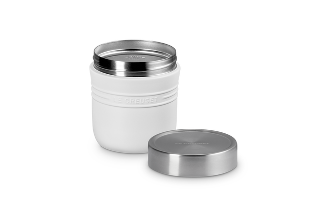 Le Creuset On The Go Food Flask 500ml CottonCotton image number 1
