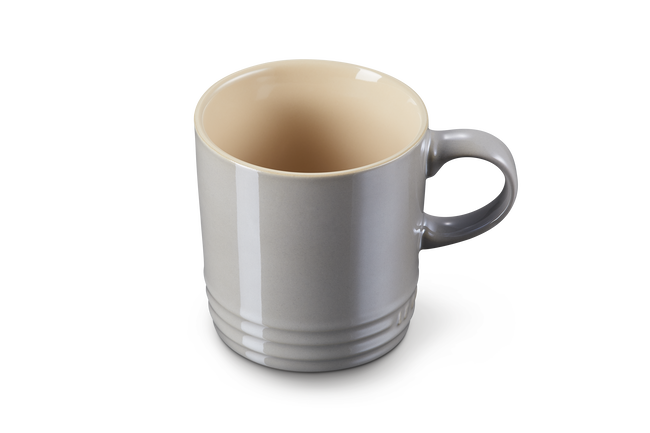 Le Creuset Stoneware Metallics Mug 350ml Pearlized Light Mist GreyPearlized Light Mist Grey image number 3