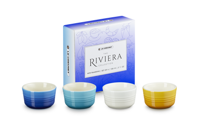 Stoneware Riviera Set of 4 Mini Ramekins