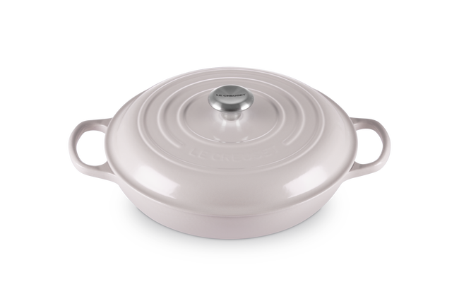 Le Creuset Cast Iron Signature Shallow Casserole 30cm ShallotShallot image number 2