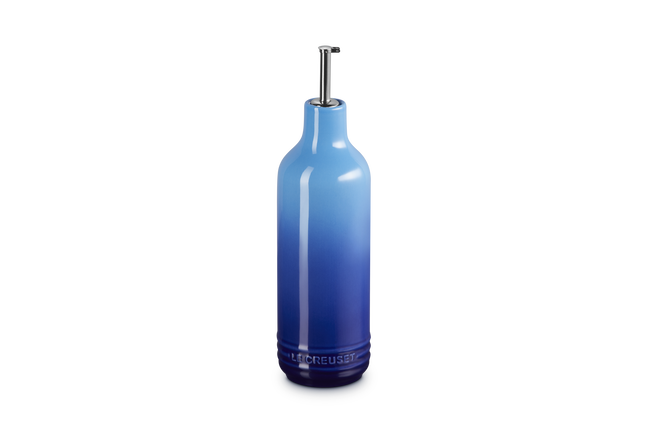 Stoneware 600ml Oil CruetAzure Blue image number 1