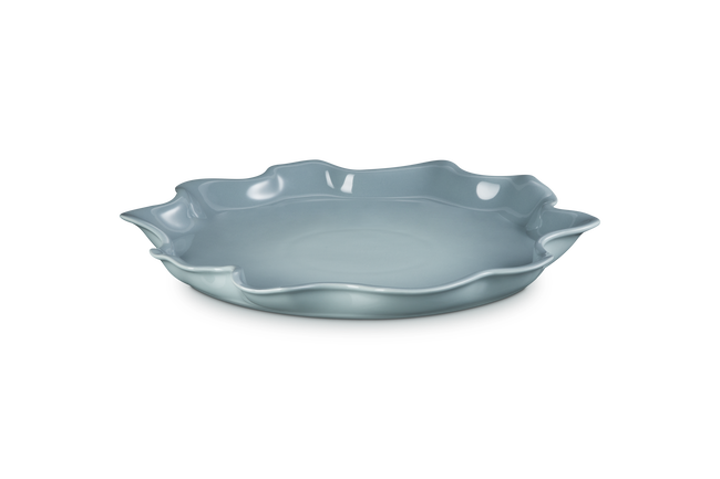 Stoneware Iris Serving PlatterSea Salt image number 1