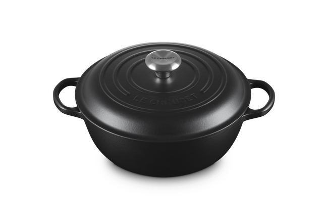 Cast Iron Signature Chefs CasseroleMatte Black image number 2