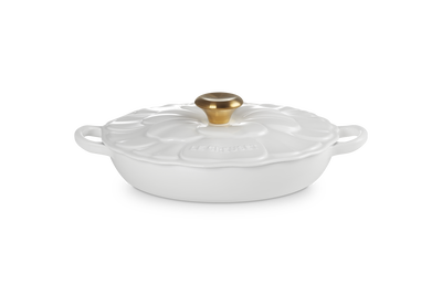 Cast Iron Petal Shallow Casserole