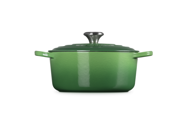Le Creuset Cast Iron Signature Round Casserole 22cm Bamboo GreenBamboo image number 3