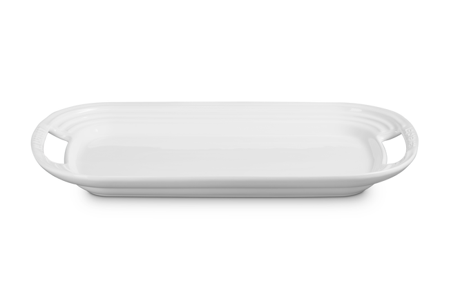 Stoneware BBQ PlatterWhite image number 1